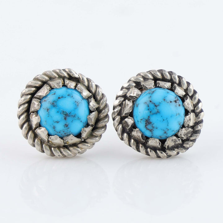 Navajo Kingman Turquoise Earrings