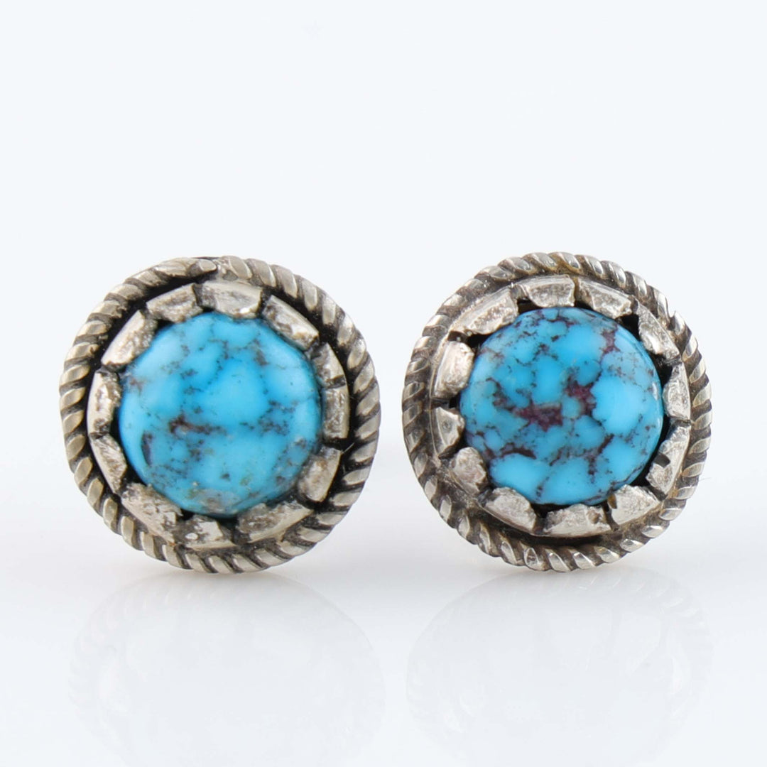 Navajo Kingman Turquoise Earrings