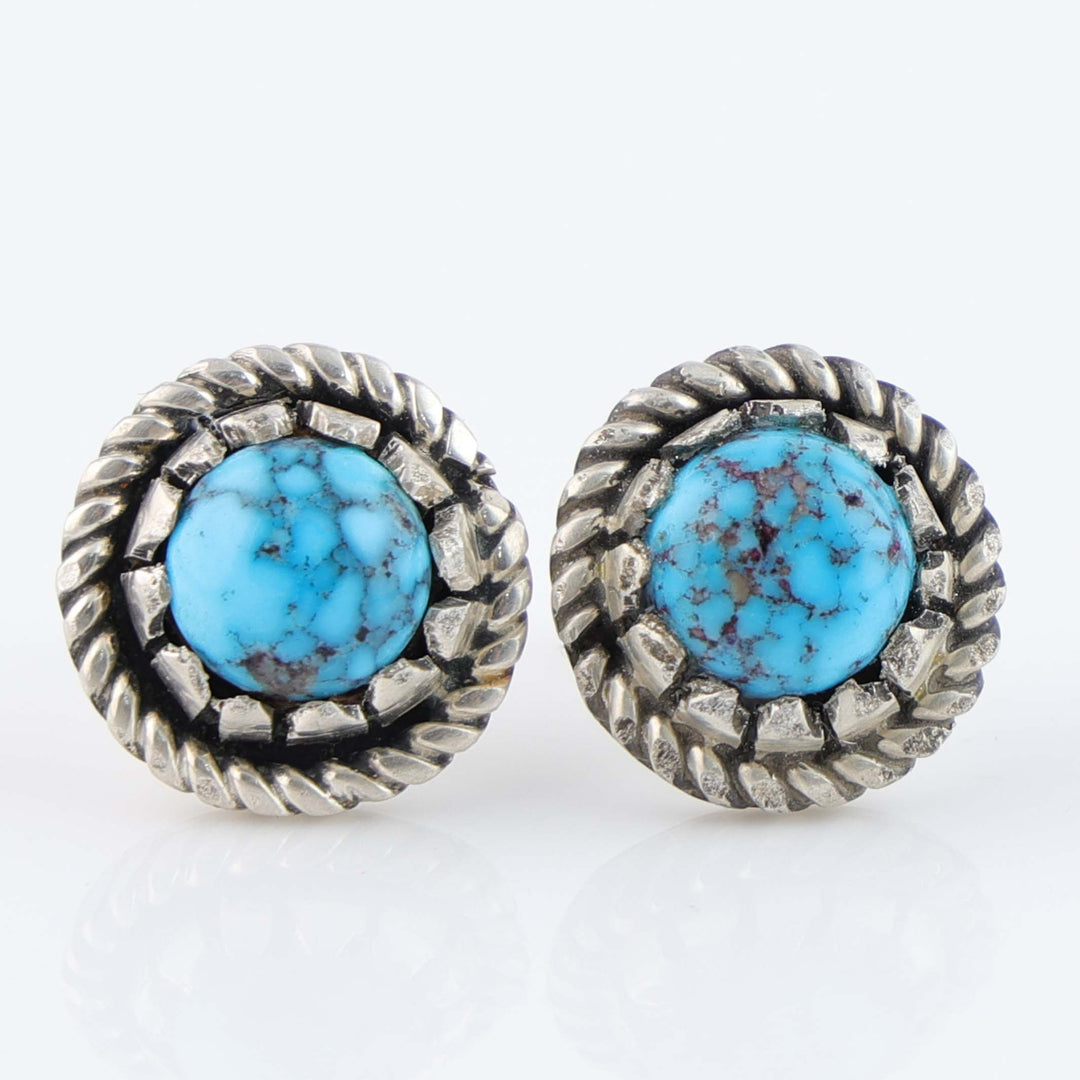 Navajo Kingman Turquoise Earrings