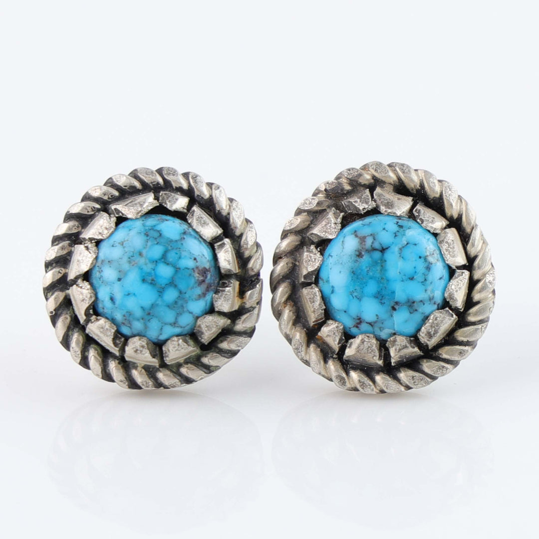 Navajo Kingman Turquoise Earrings