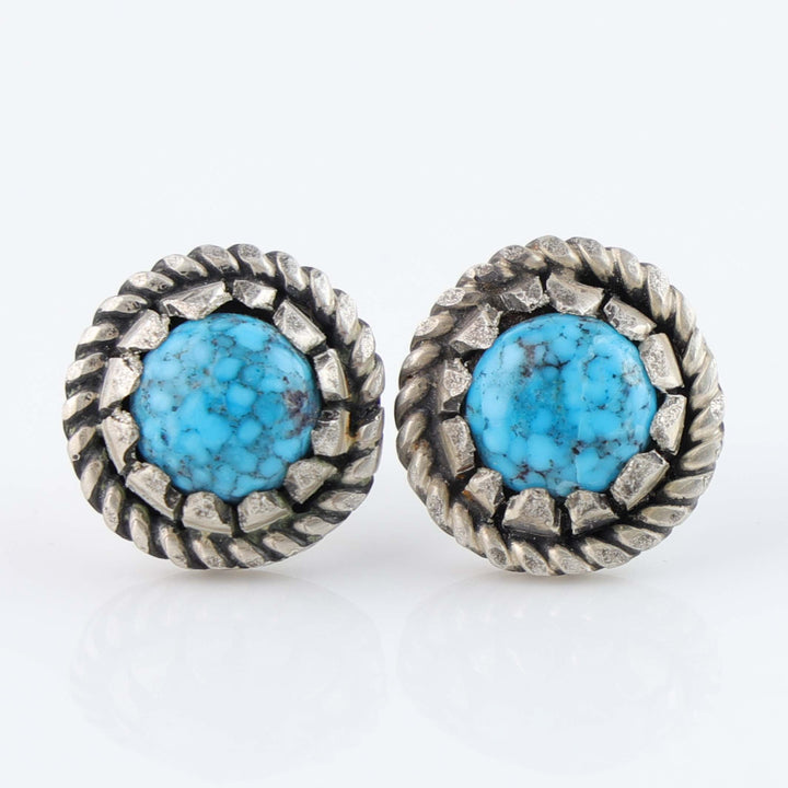 Navajo Kingman Turquoise Earrings