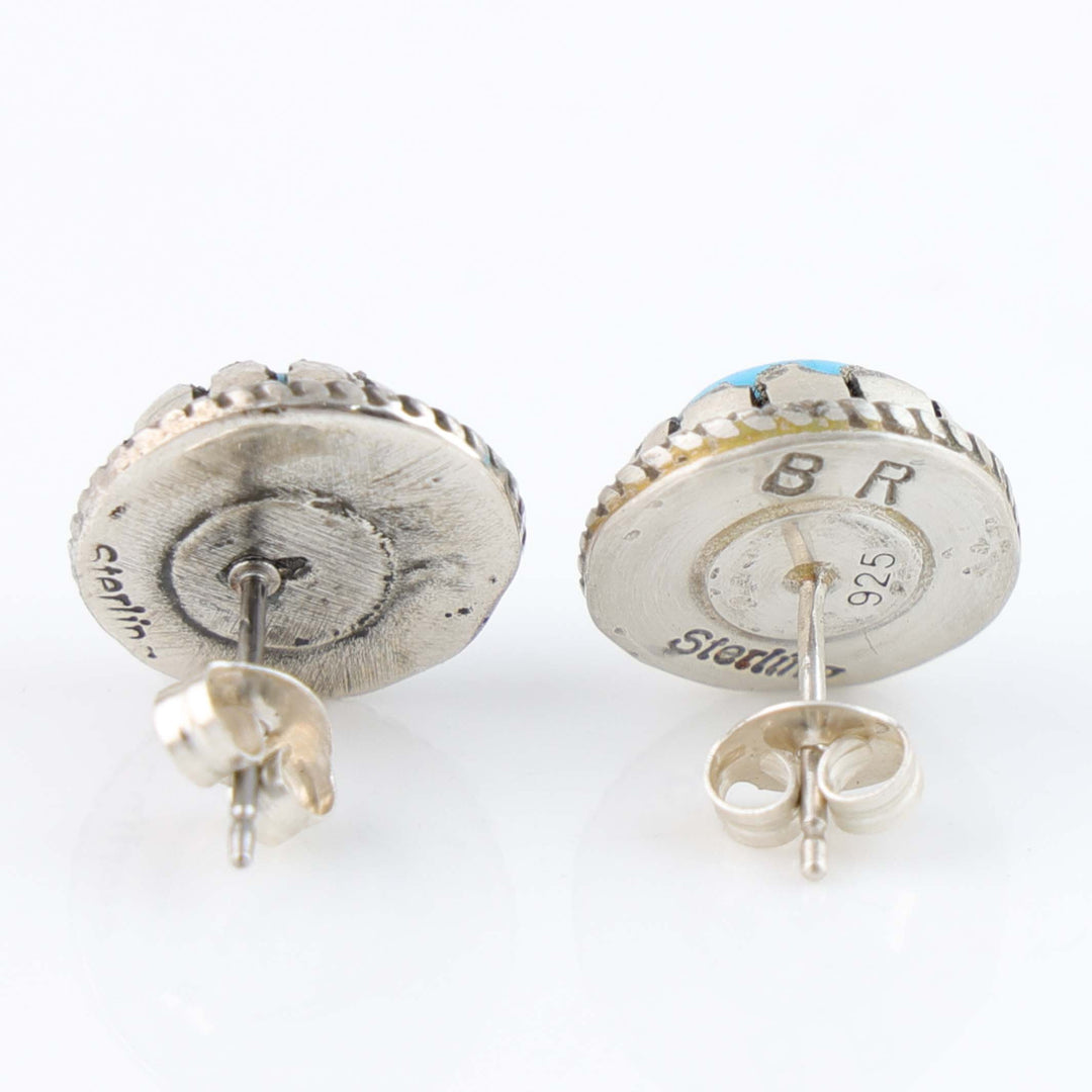 Navajo Kingman Turquoise Earrings