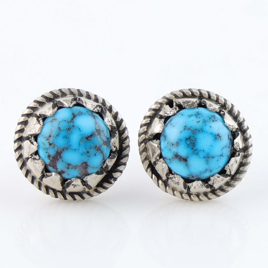 Navajo Kingman Turquoise Earrings