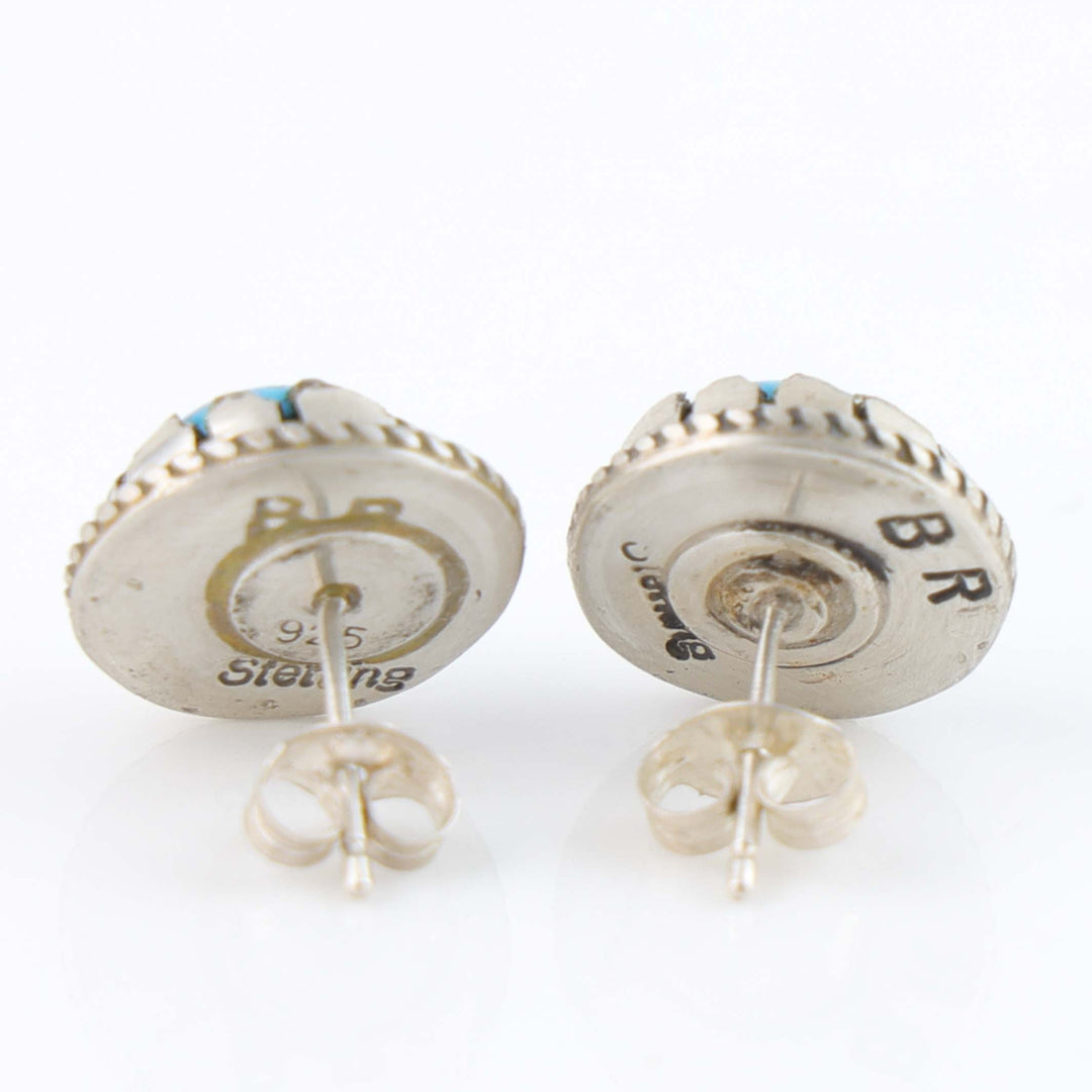 Navajo Kingman Turquoise Earrings