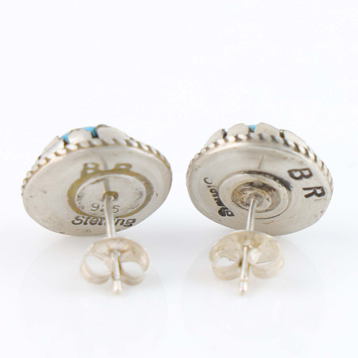 Navajo Kingman Turquoise Earrings