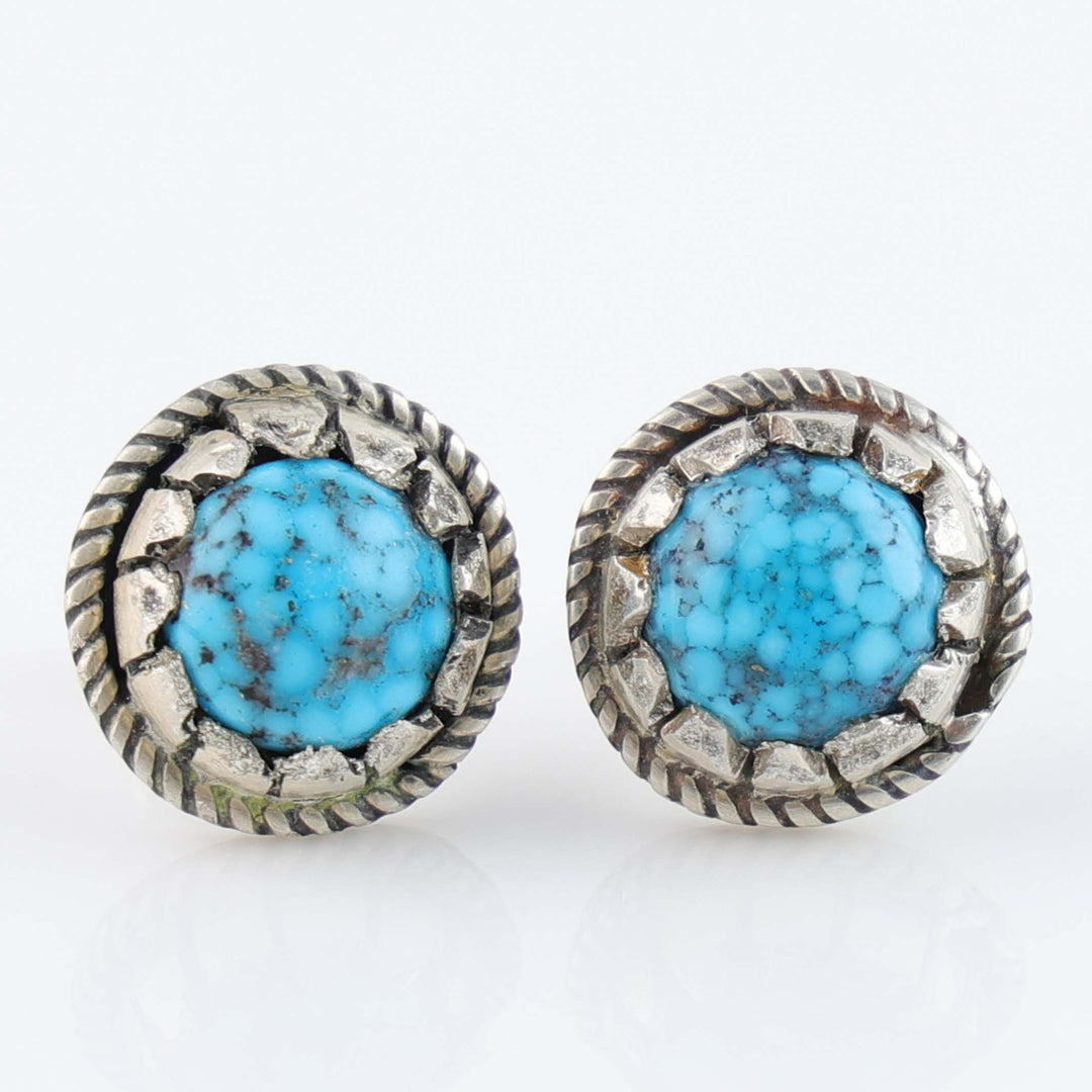 Navajo Kingman Turquoise Earrings