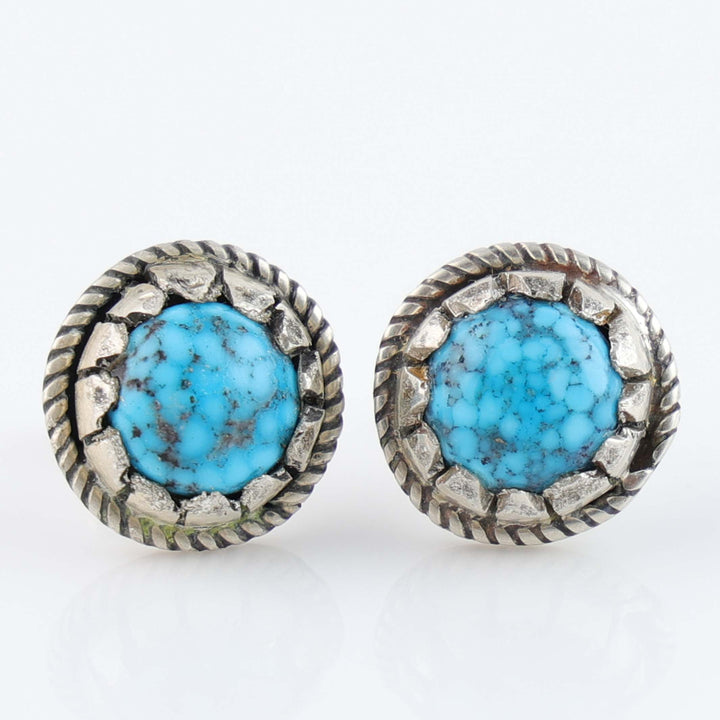 Navajo Kingman Turquoise Earrings