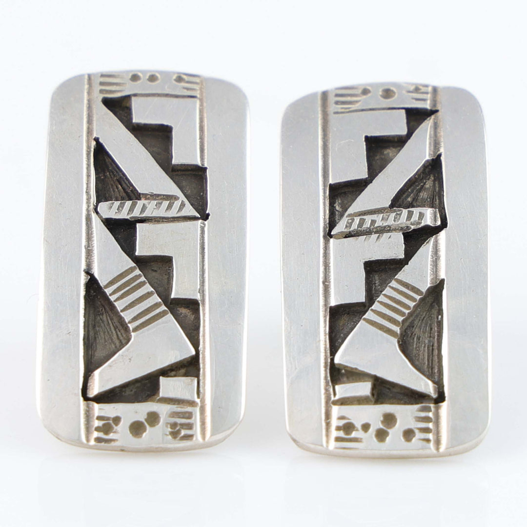 Navajo Overlay Earrings