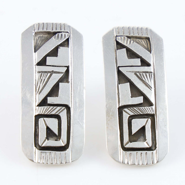 Navajo Overlay Earrings