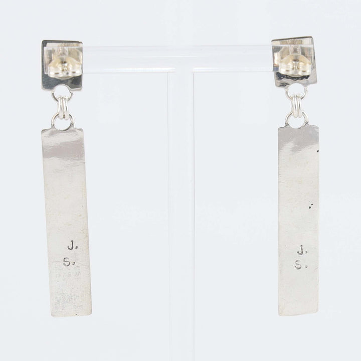 Zuni Turquoise Inlay Earrings