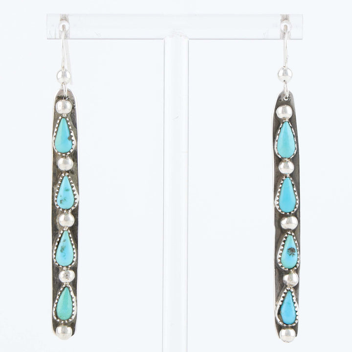 Navajo Kingman Turquoise Earrings