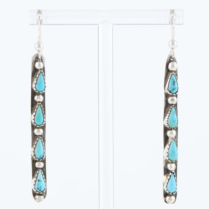 Navajo Kingman Turquoise Earrings