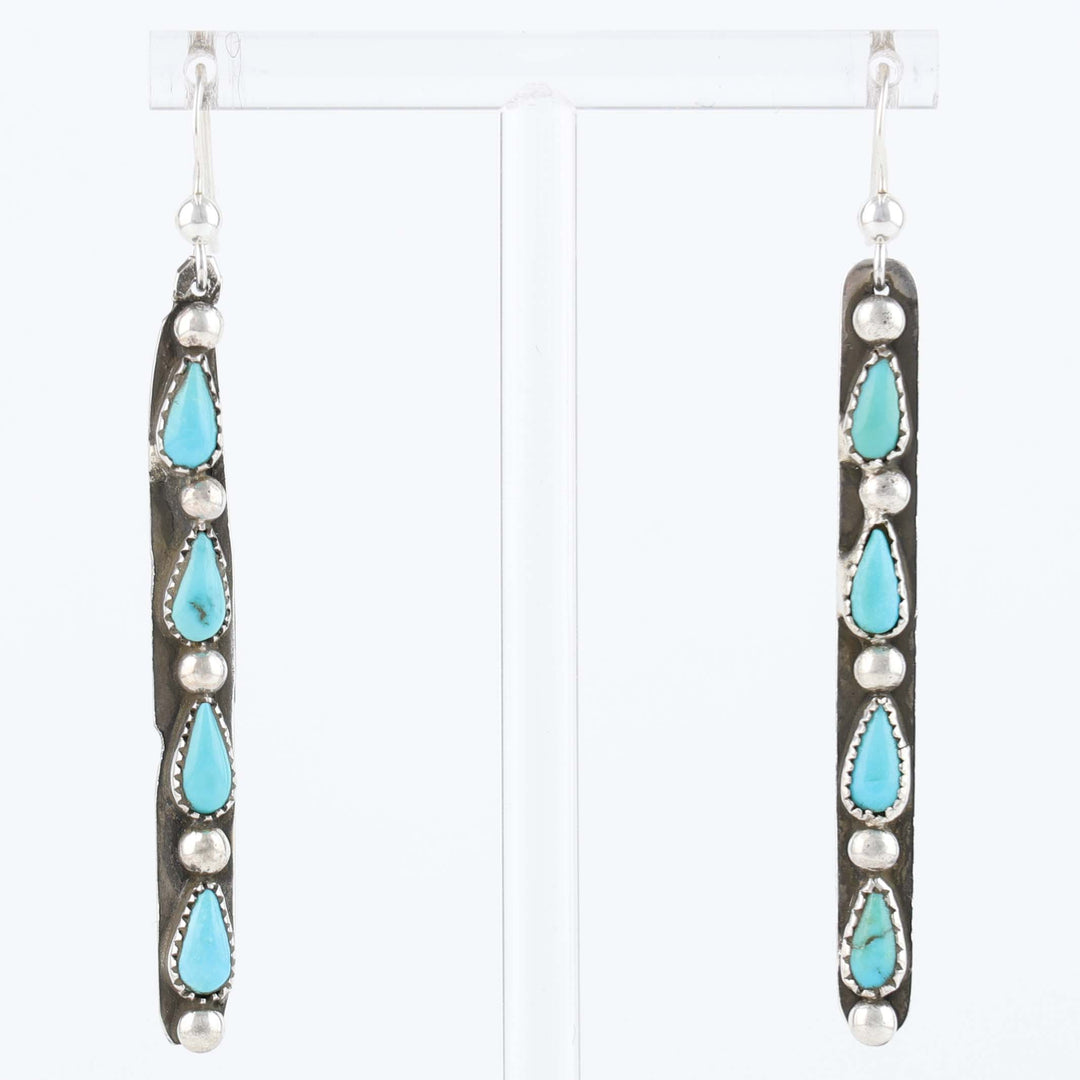 Navajo Kingman Turquoise Earrings