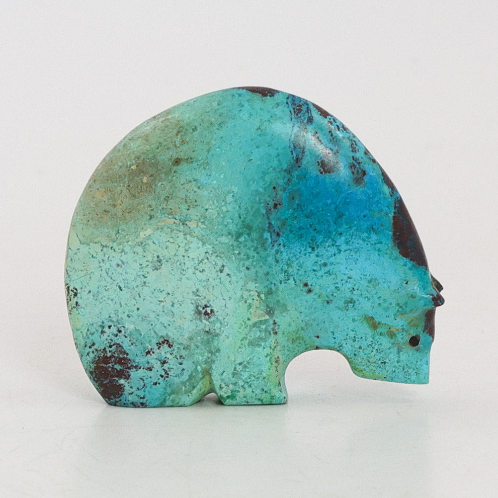 Turquoise Humpback Bear Fetish