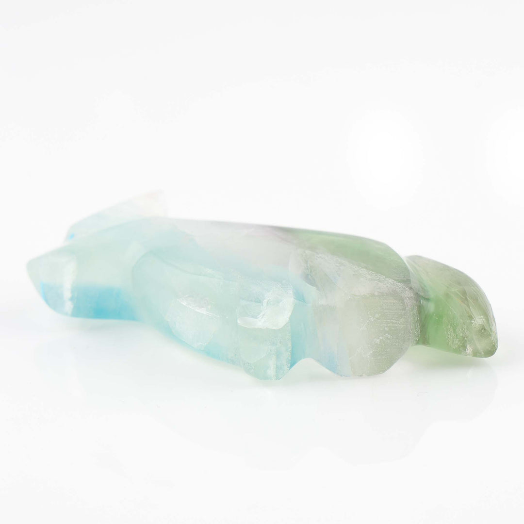 Fluorite Wolf Fetish