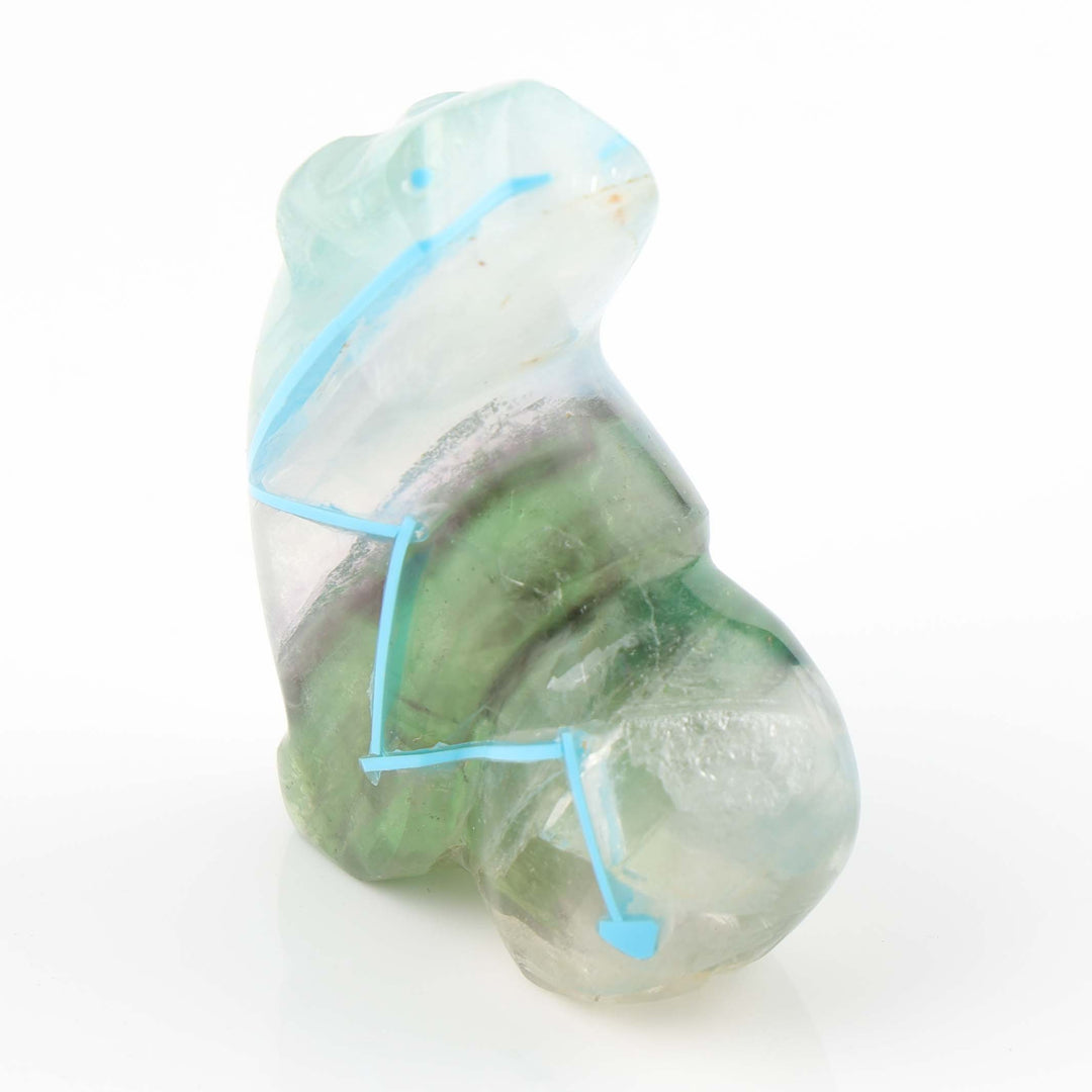 Fluorite Bear Fetish