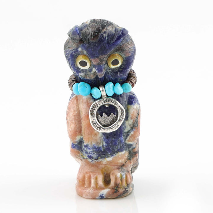 Sodalite Owl Fetish