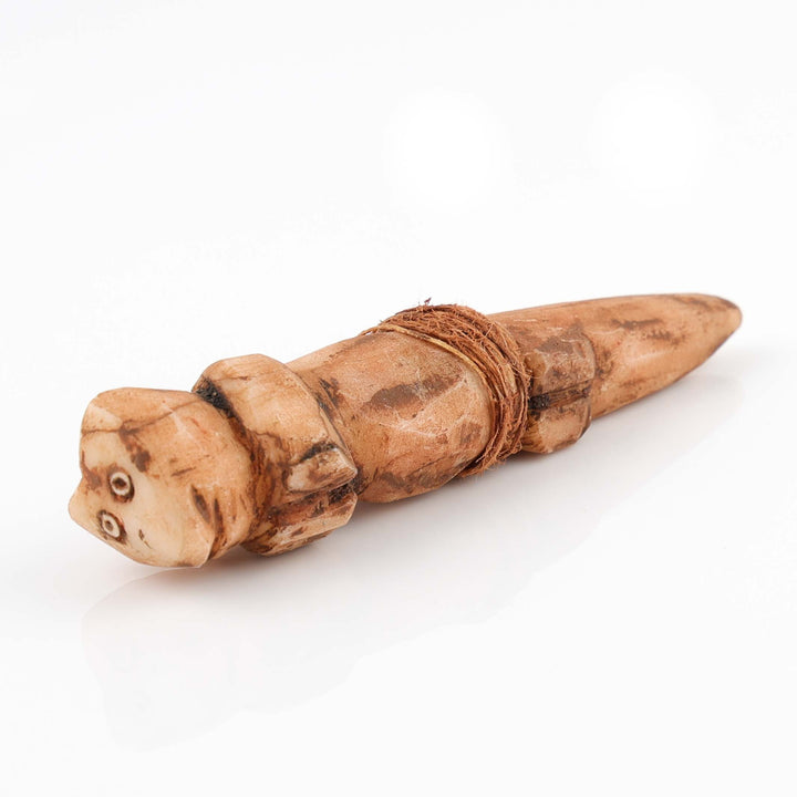 Travertine Fox Sculpture