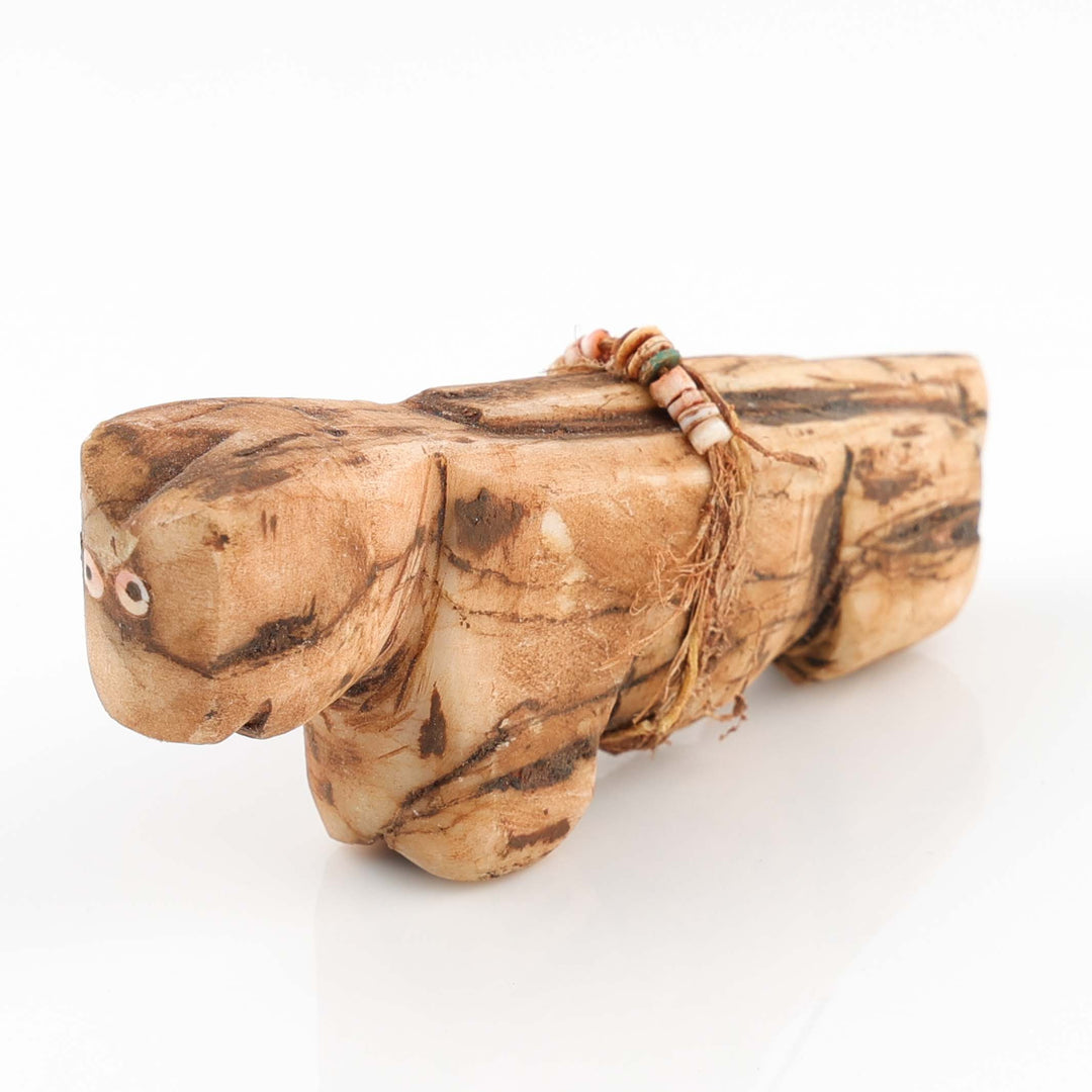 Travertine Mountain Lion Sculpture