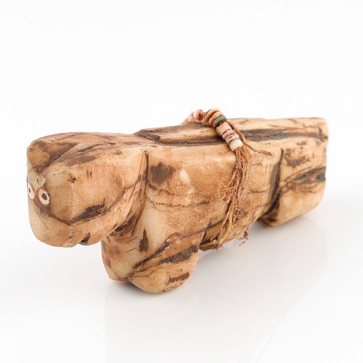Travertine Mountain Lion Sculpture