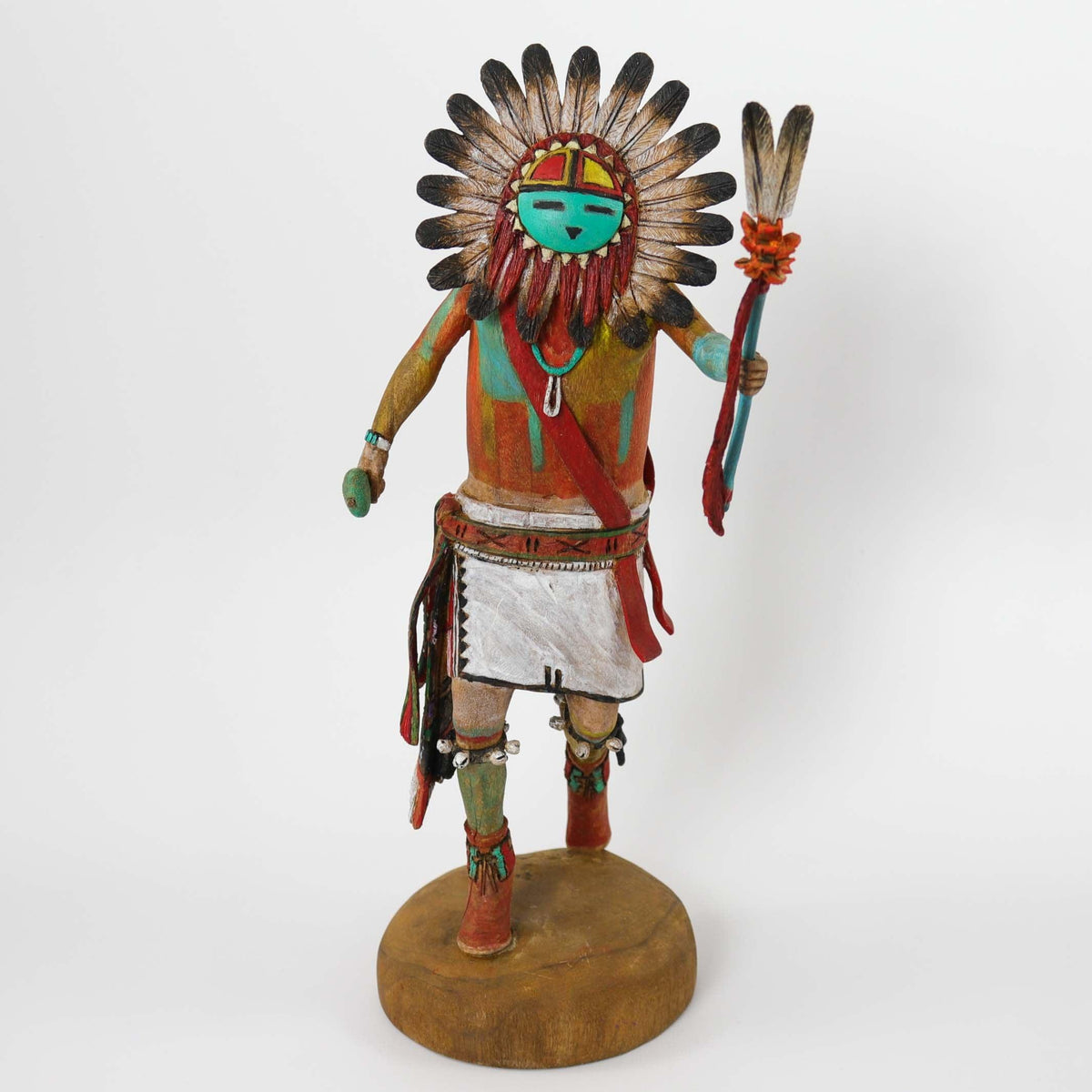 Hopi Sunface Kachina by Cecil Calnimptewa