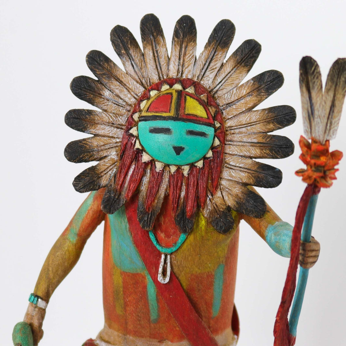 Hopi Sunface Kachina by Cecil Calnimptewa
