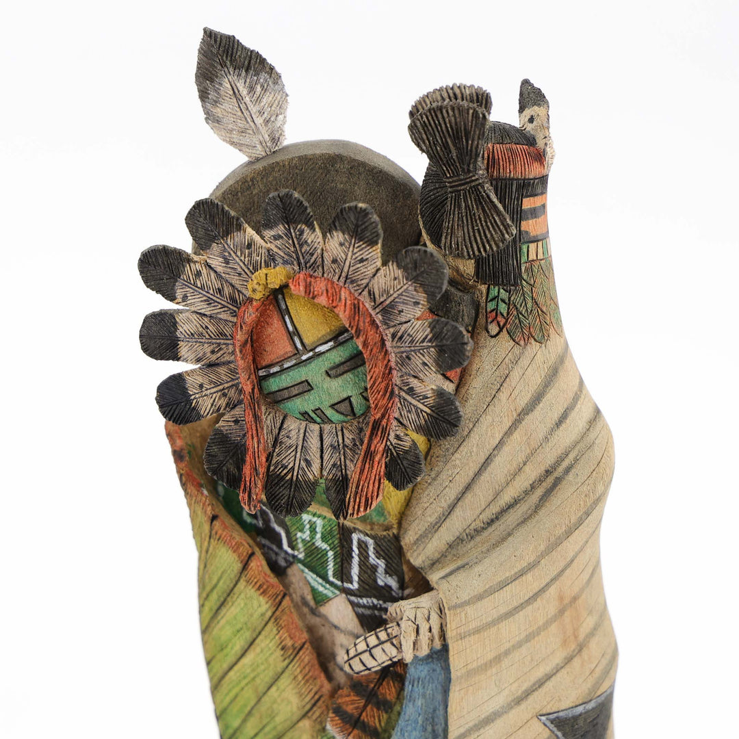 Reversible Kachina Sculpture