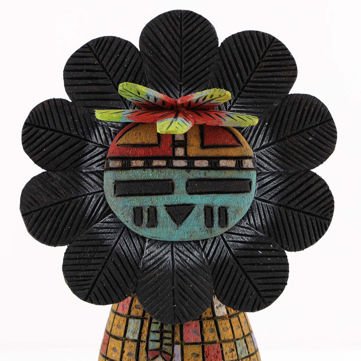 Sunface Kachina Sculpture