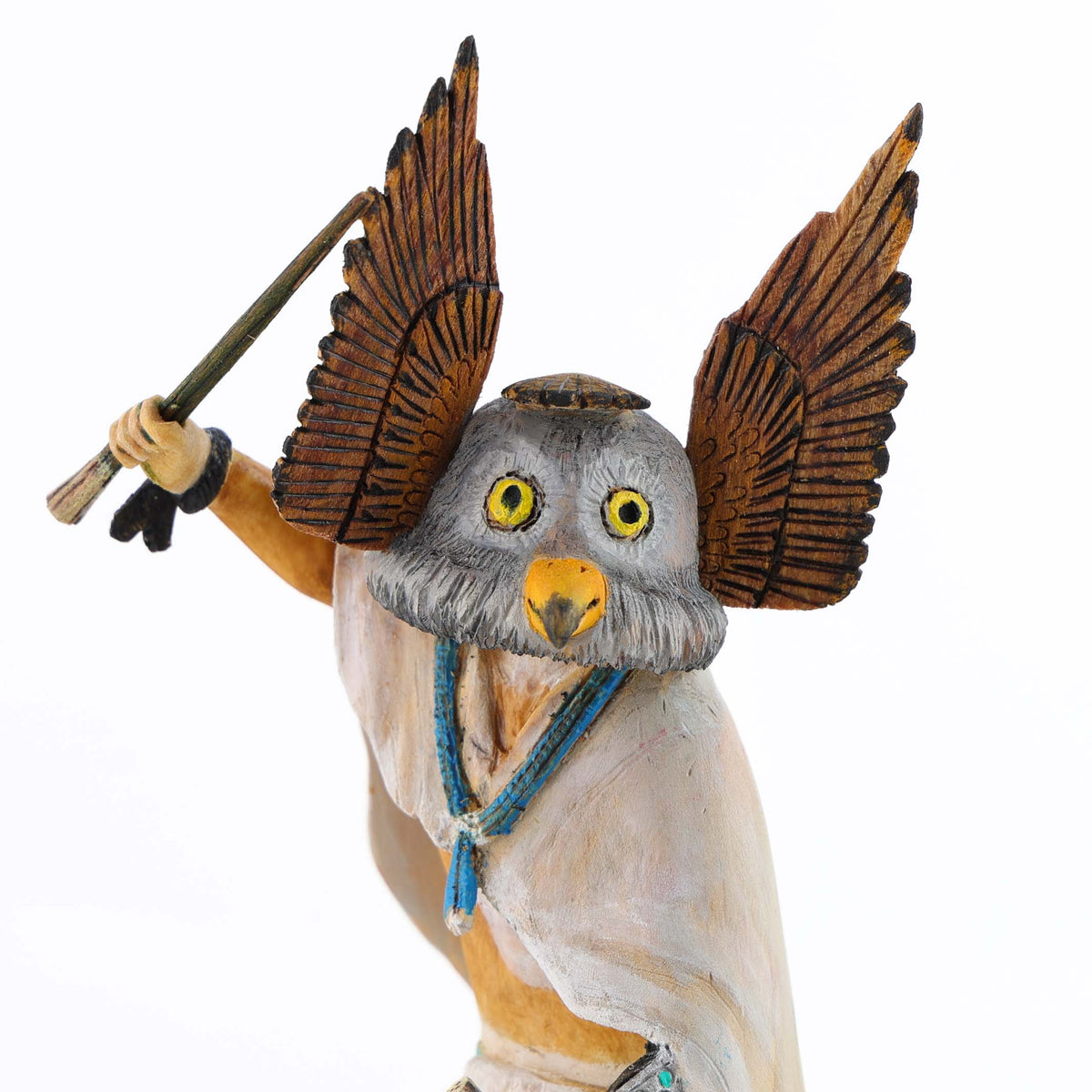 Hopi Great Horned Owl Kachina by Cecil Calnimptewa