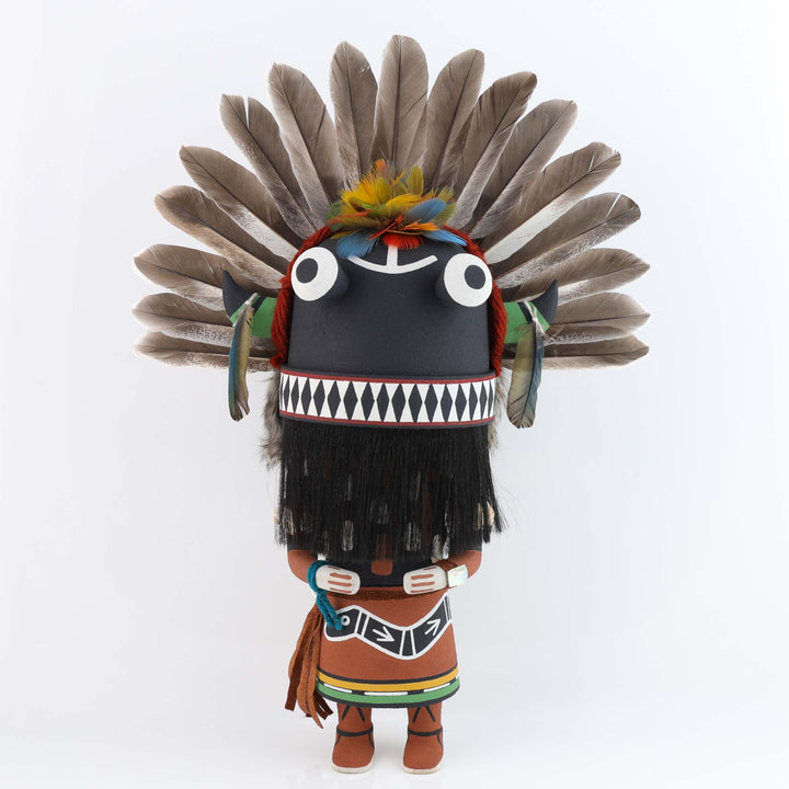 Hopi Broadface Whipper Kachina