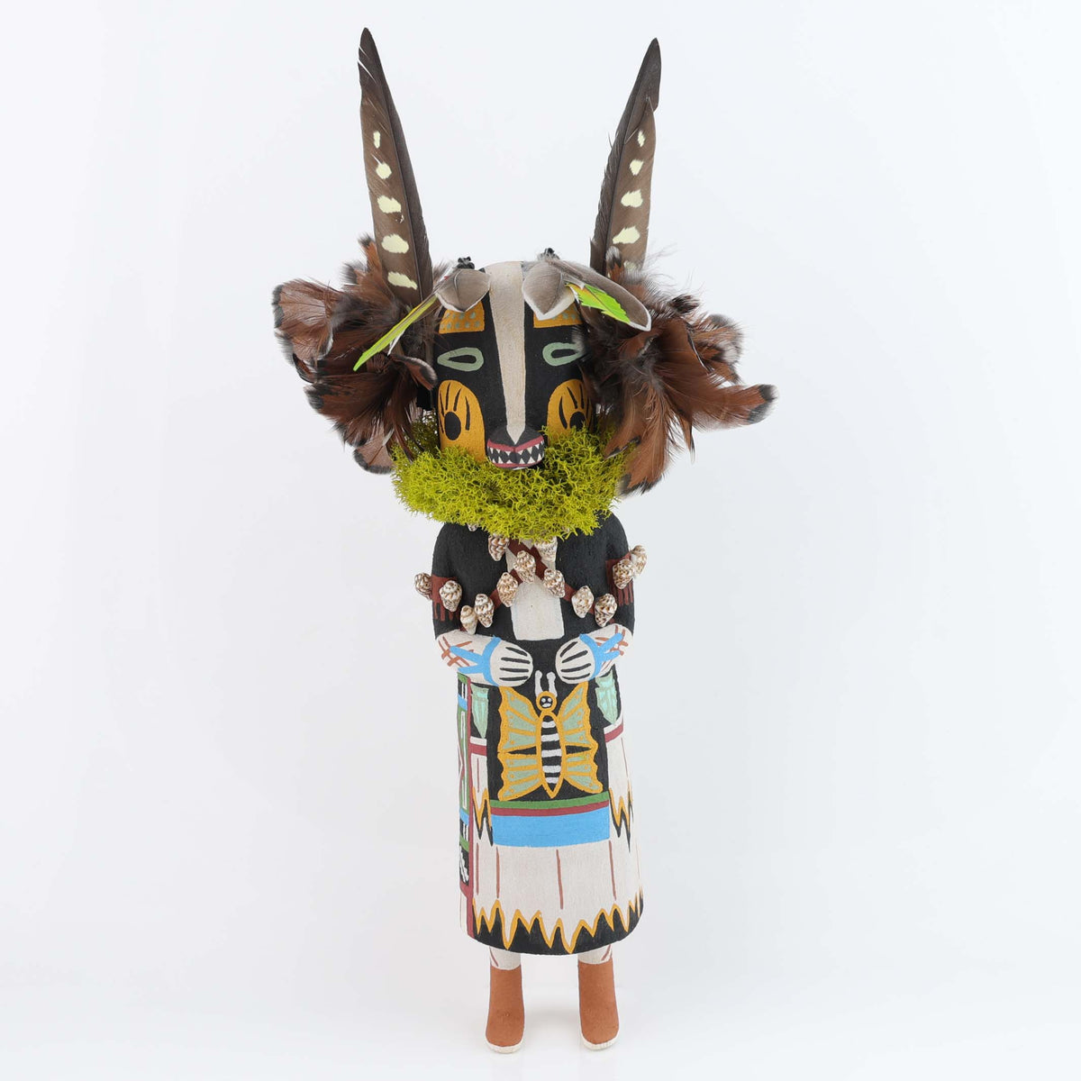 Hopi Badger Kachina by Leander Tenakhongva