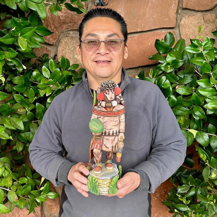 Pot Carrier Kachina by Alex Youvella - Garland&