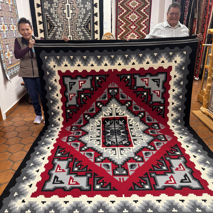 Large Navajo Ganado Red Weaving