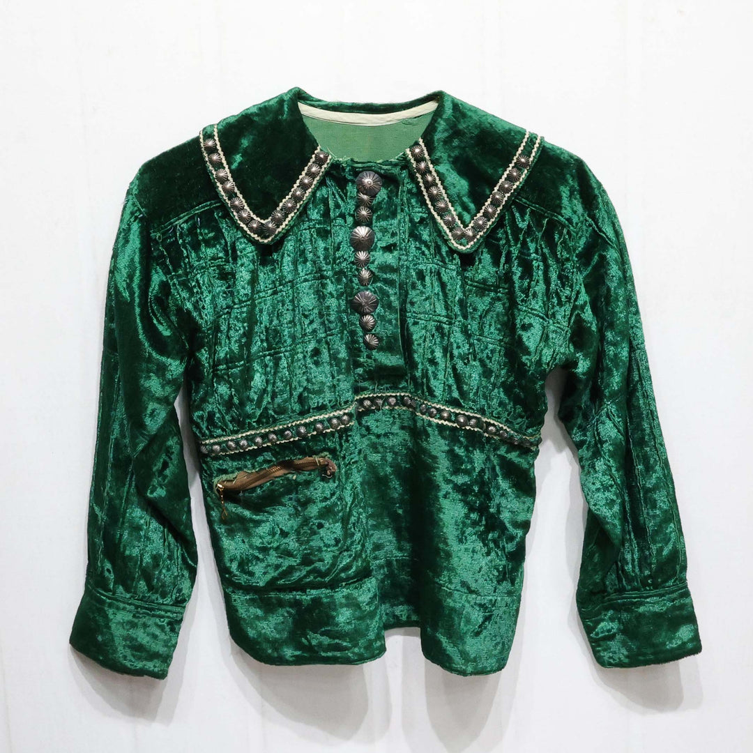 1930s Velvet Blouse