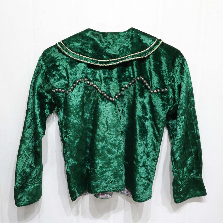 1930s Velvet Blouse