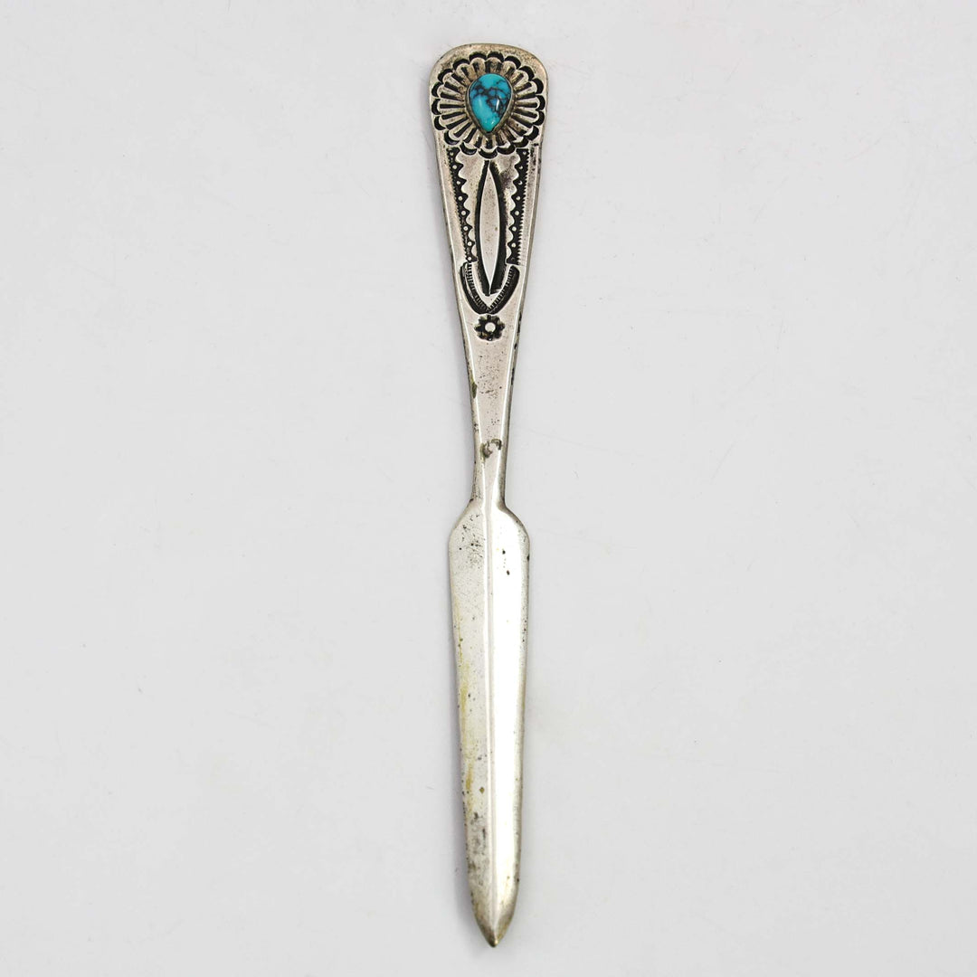 1940s Turquoise Letter Opener
