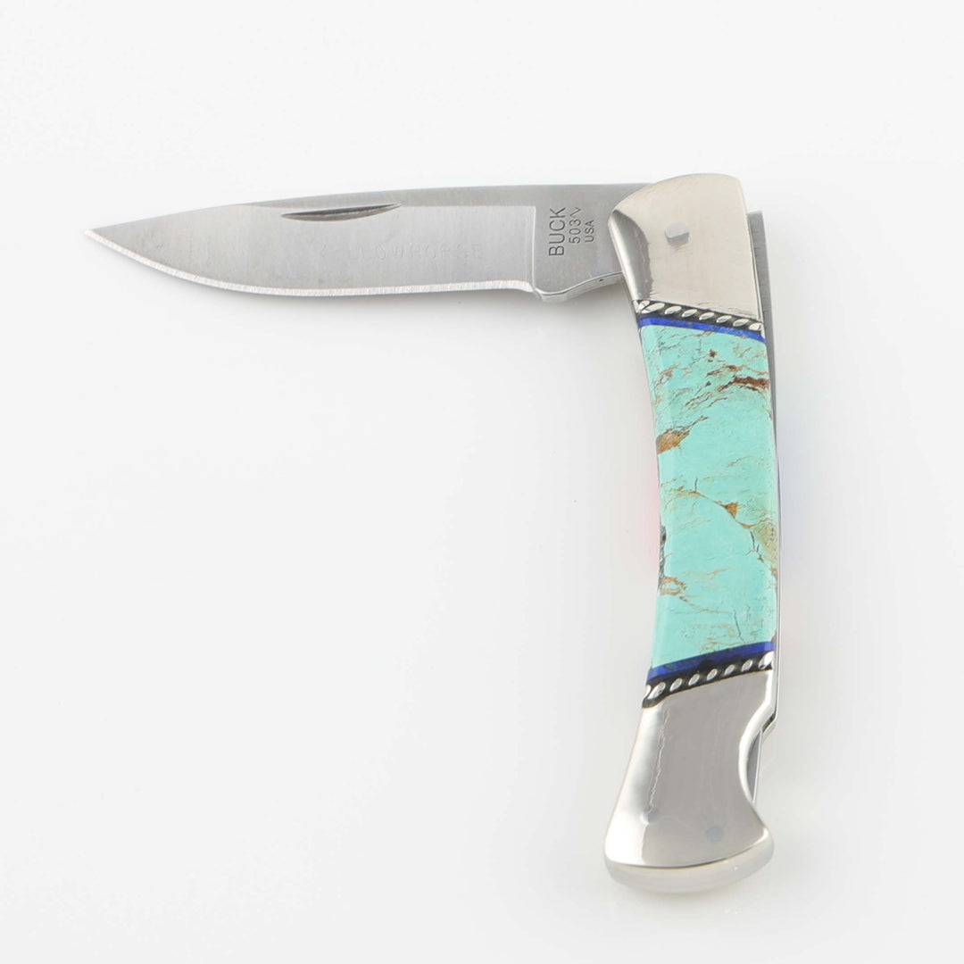 Inlaid Buck Knife