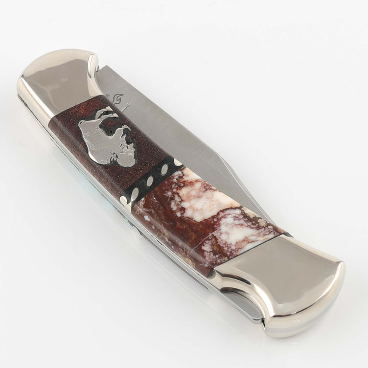 Inlaid Buck Knife