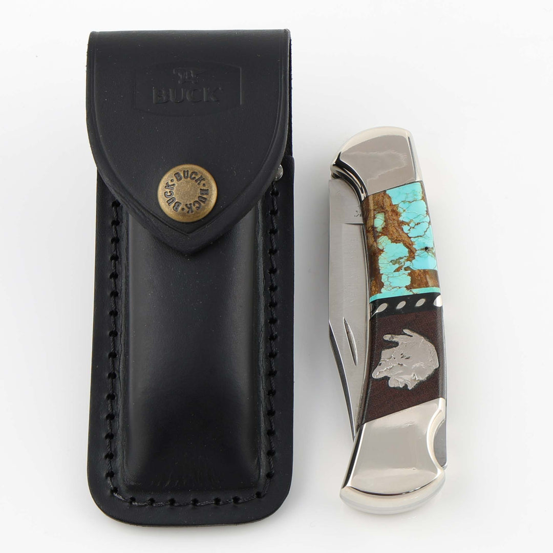 Inlaid Buck Knife
