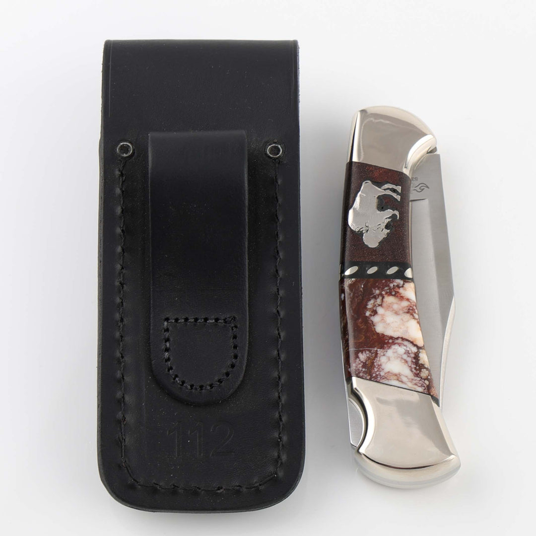 Inlaid Buck Knife