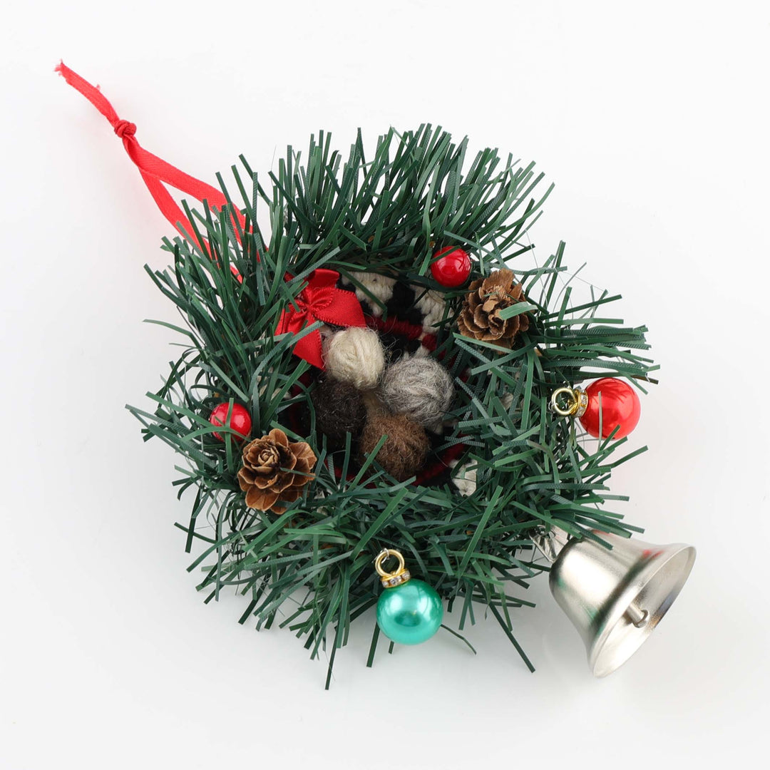 Navajo Christmas Wreath Ornament