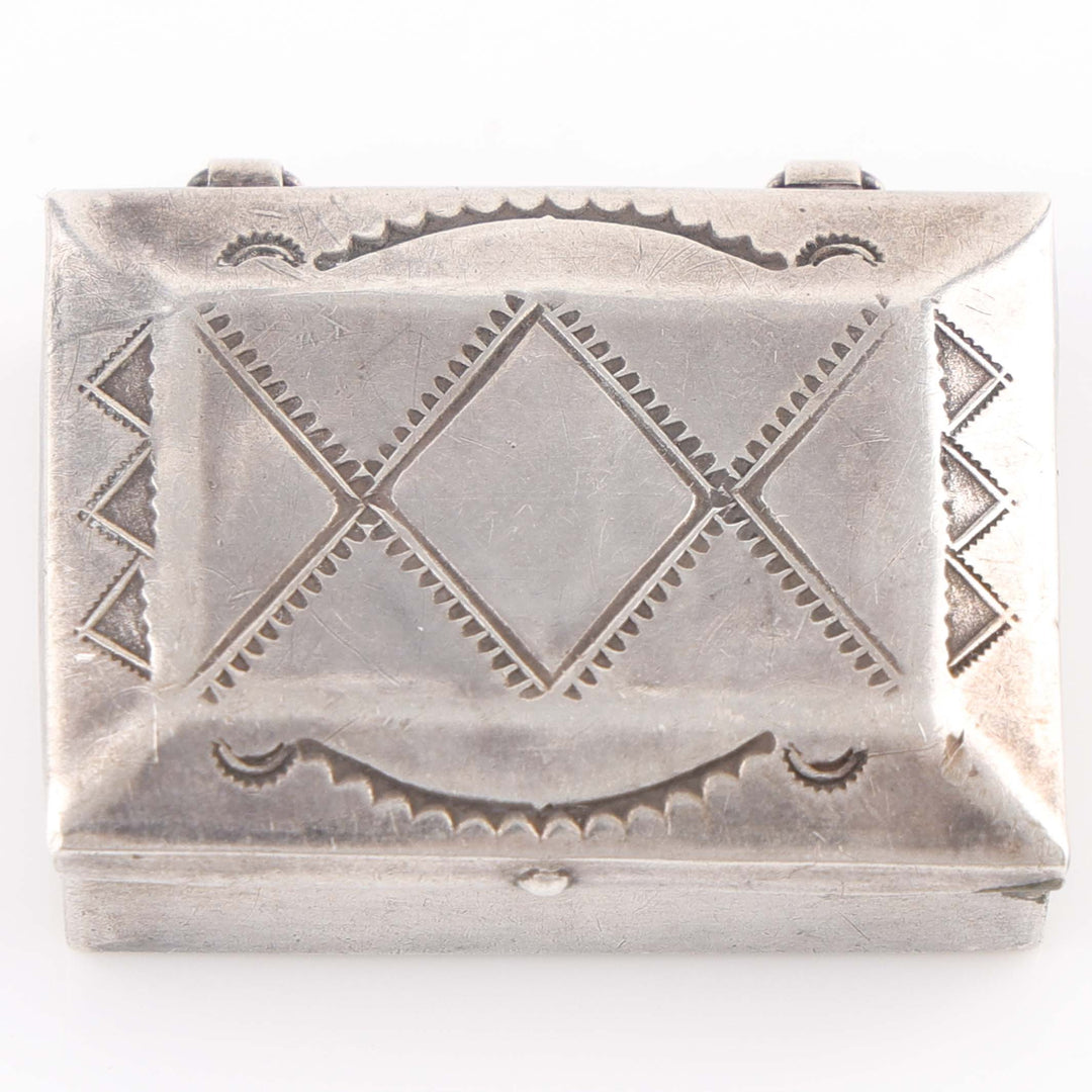 1950s Stamped Silver Box