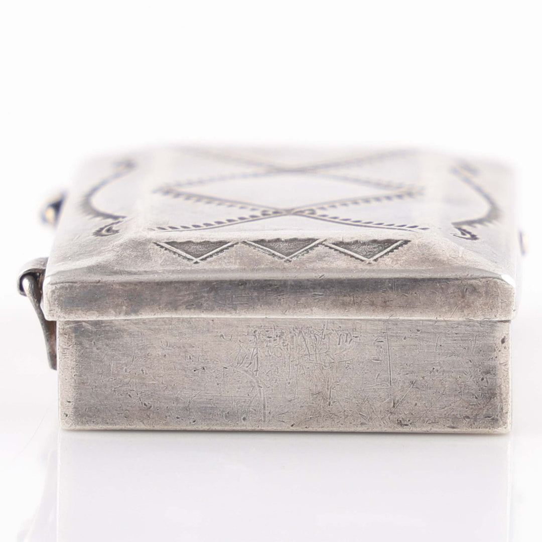 1950s Stamped Silver Box