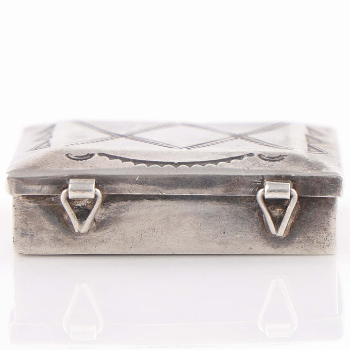 1950s Stamped Silver Box