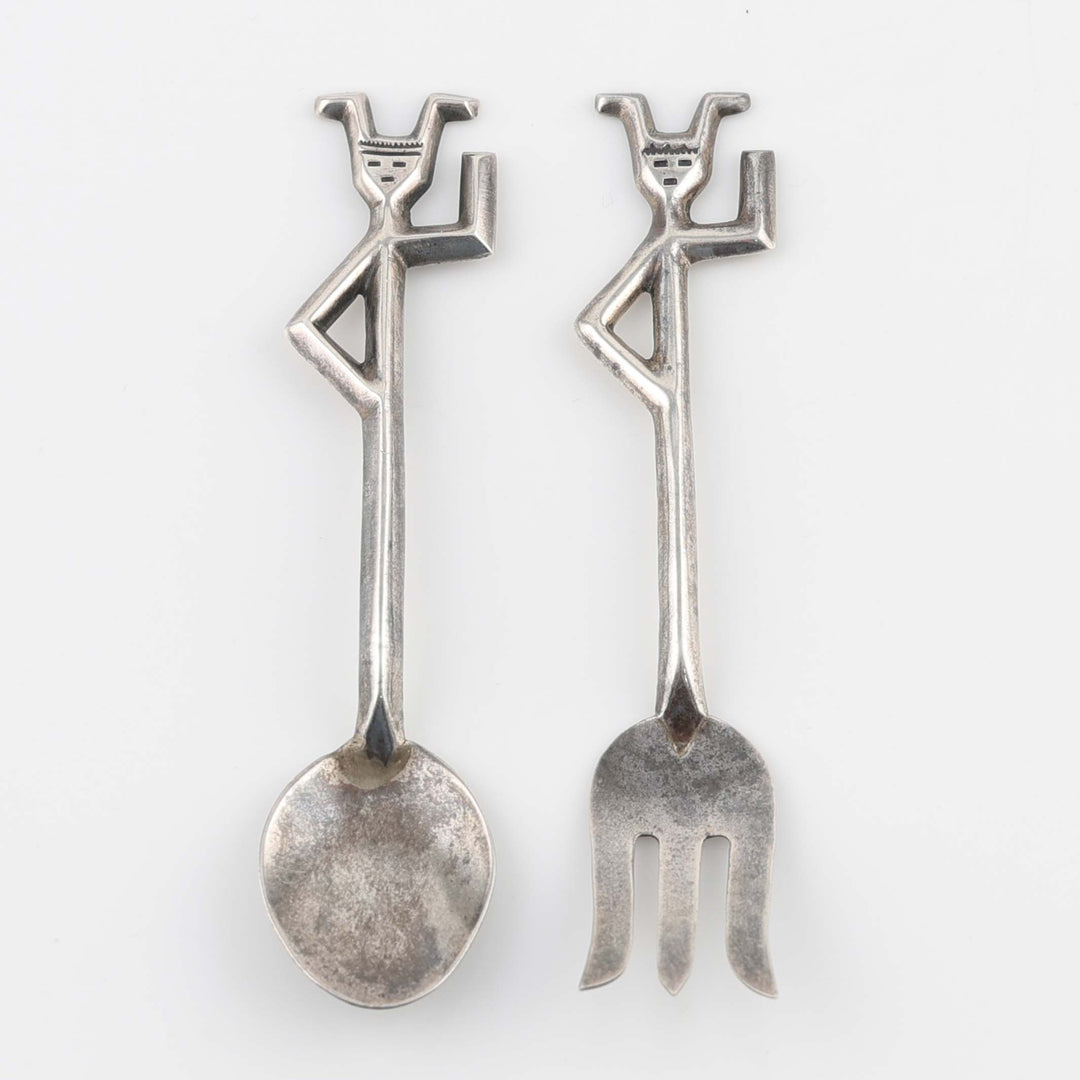 1960s Silver Fork and Spoon