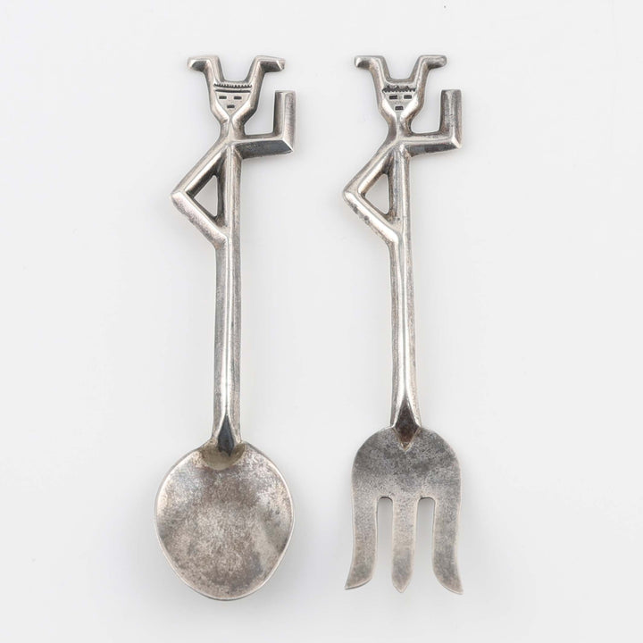 1960s Silver Fork and Spoon