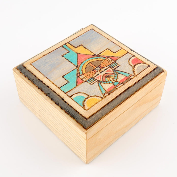 Hopi Butterfly Maiden Wood Box