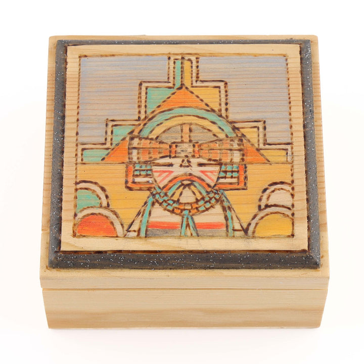 Hopi Butterfly Maiden Wood Box