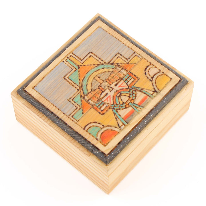 Hopi Butterfly Maiden Wood Box