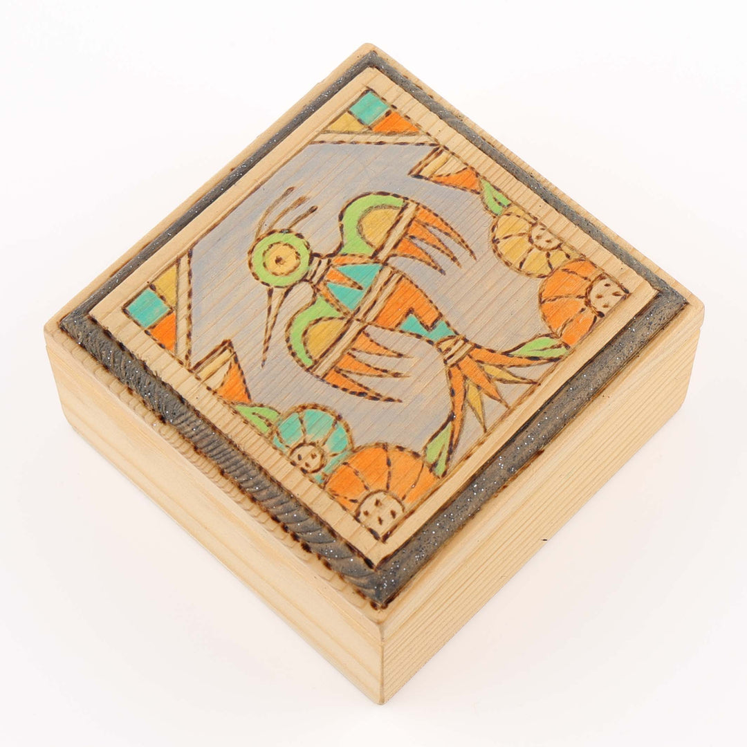 Hopi Hummingbird Wood Box